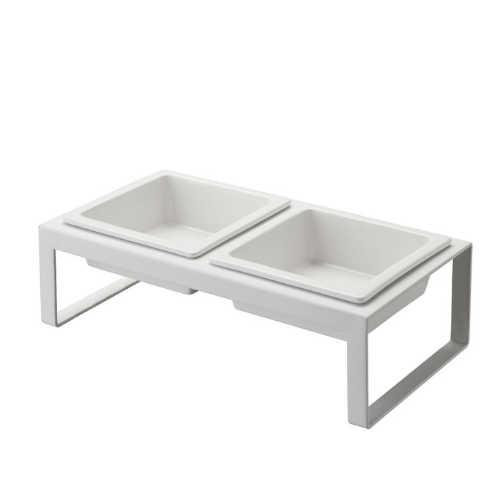 Yamazaki voederbak voor dieren - Tower - wit